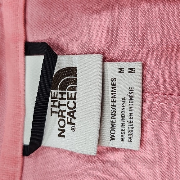 The North Face Shipler Women's Pink Canvas Twill Utility Jacket Hooded Pullover - Picture 8 of 12